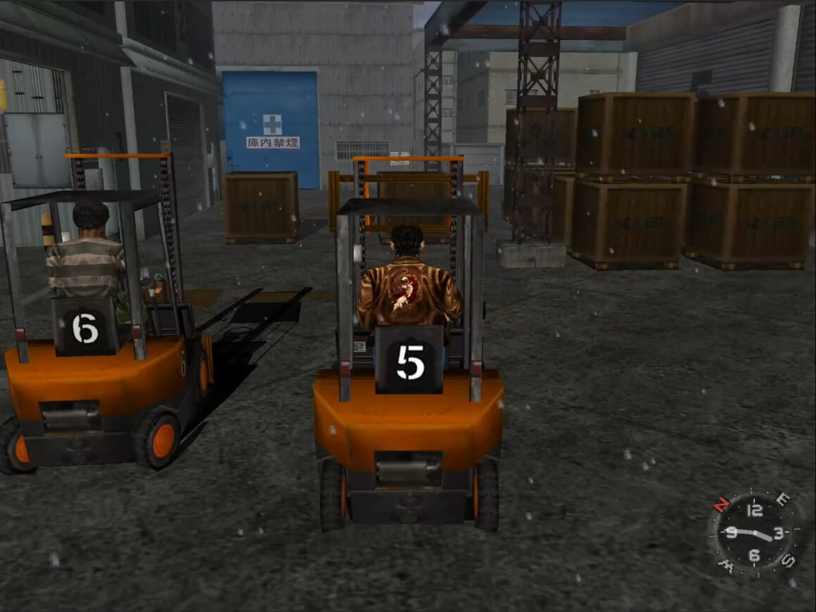 Shenmue - геймплей игры Sega Dreamcast